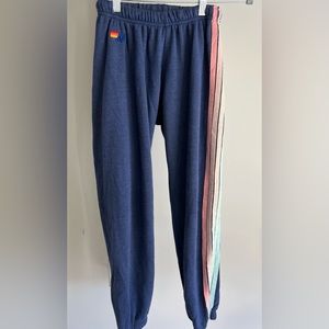 Aviator nation 5 stripe sweatpants